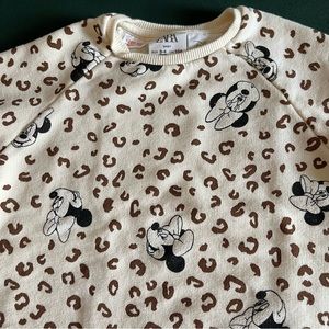 Zara x Disney Baby Minnie print sweater